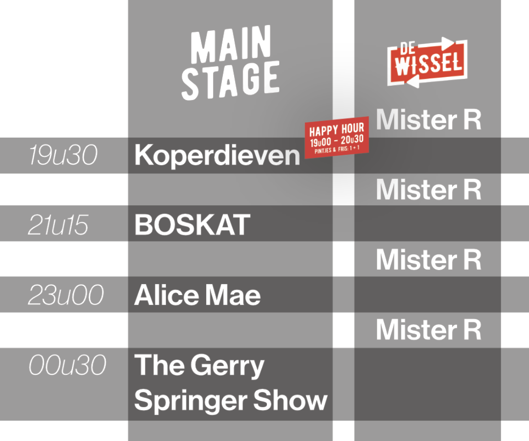 Alice Mae, BOSKAT, Koperdieven, The Gerry Spring Show